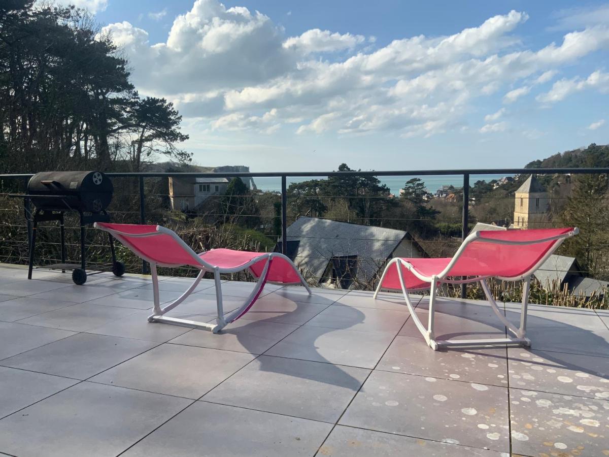Villa Panorama, Vue Mer Et Falaises D Exception Étretat Buitenkant foto