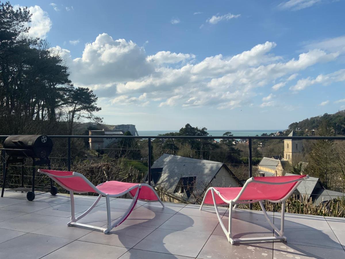 Villa Panorama, Vue Mer Et Falaises D Exception Étretat Buitenkant foto